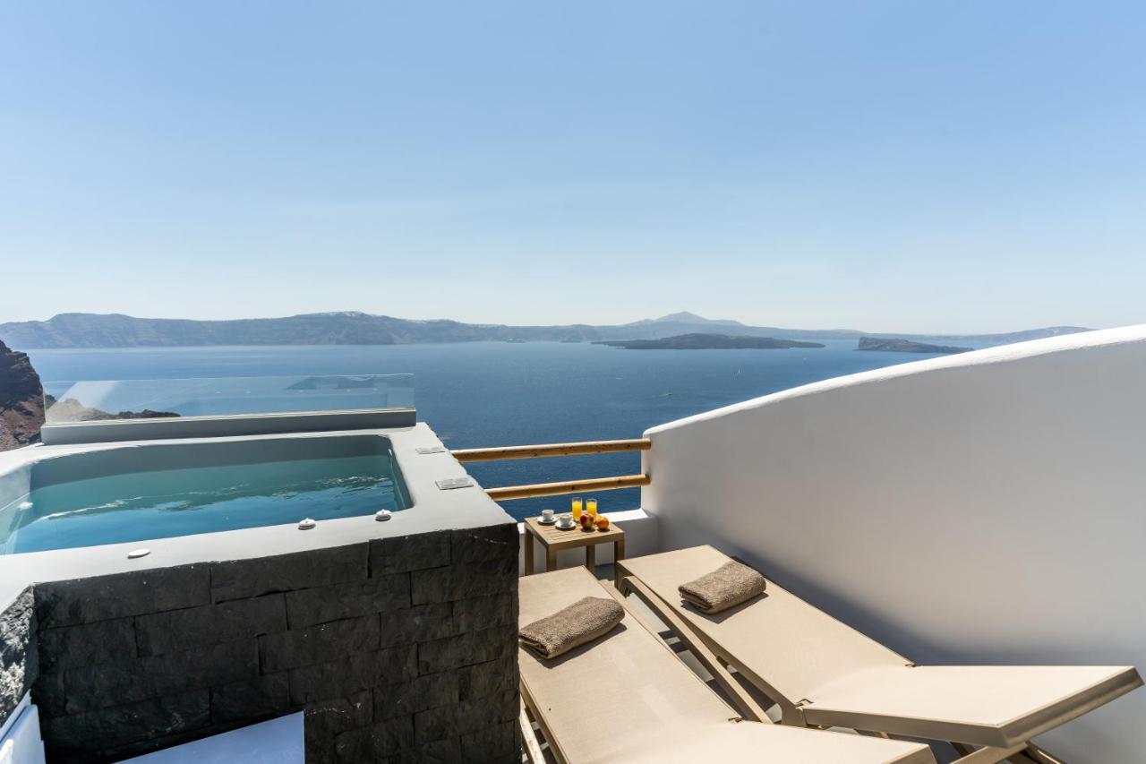 Evanthia Best View Thirassia Island Hotel Exterior foto